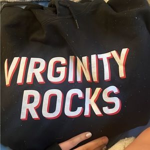 Virginity rocks sweatshirt